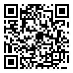 QRコードで郵便番号と住所を表示しています。