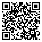 QRコードで郵便番号と住所を表示しています。