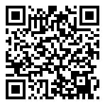 QRコードで郵便番号と住所を表示しています。