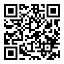 QRコードで郵便番号と住所を表示しています。