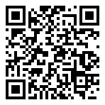 QRコードで郵便番号と住所を表示しています。