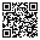 QRコードで郵便番号と住所を表示しています。