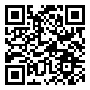 QRコードで郵便番号と住所を表示しています。