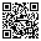 QRコードで郵便番号と住所を表示しています。