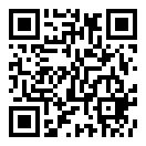 QRコードで郵便番号と住所を表示しています。