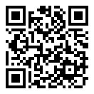 QRコードで郵便番号と住所を表示しています。