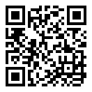 QRコードで郵便番号と住所を表示しています。