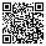 QRコードで郵便番号と住所を表示しています。