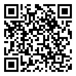 QRコードで郵便番号と住所を表示しています。