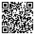 QRコードで郵便番号と住所を表示しています。
