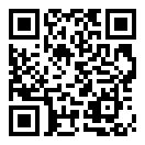 QRコードで郵便番号と住所を表示しています。