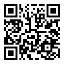 QRコードで郵便番号と住所を表示しています。