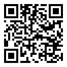QRコードで郵便番号と住所を表示しています。