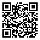 QRコードで郵便番号と住所を表示しています。
