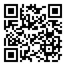 QRコードで郵便番号と住所を表示しています。
