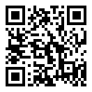 QRコードで郵便番号と住所を表示しています。