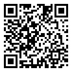 QRコードで郵便番号と住所を表示しています。