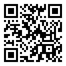 QRコードで郵便番号と住所を表示しています。