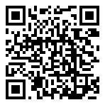 QRコードで郵便番号と住所を表示しています。