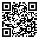 QRコードで郵便番号と住所を表示しています。
