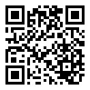 QRコードで郵便番号と住所を表示しています。