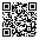 QRコードで郵便番号と住所を表示しています。
