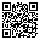 QRコードで郵便番号と住所を表示しています。