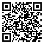QRコードで郵便番号と住所を表示しています。