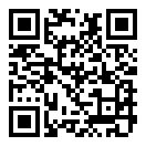 QRコードで郵便番号と住所を表示しています。