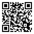 QRコードで郵便番号と住所を表示しています。