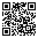 QRコードで郵便番号と住所を表示しています。